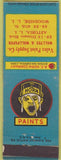 Matchbook Cover - Horn Paints Valex Hardware Woodside LI Astoria NY
