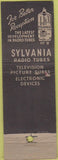 Matchbook Cover - Jay's  and  Gray's Radio TV Sylvania Riverside RI