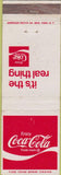 Matchbook Cover - Coca Cola Soda WEAR
