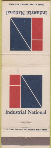 Matchbook Cover - Industrial National Bank Providence?