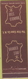 Matchbook Cover - The Star Case Co Branded Star Leather Goods
