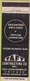 Matchbook Cover - Taft Contracting Co Chicago IL
