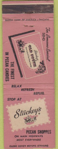 Matchbook Cover - Stuckey's Pecan Shoppe Pecan Candy Eastman GA