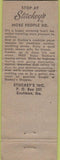 Matchbook Cover - Stuckey's Pecan Shoppe Pecan Candy Eastman GA