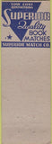 Matchbook Cover - Ray Yeingst Superior Match Harrisburg PA