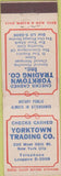 Matchbook Cover - Yorktown Trading Co New York City check cashing