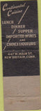 Matchbook Cover - Henrico's New Britain CT
