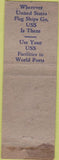 Matchbook Cover - United Seamen's Service Inc New York Port military WEAR