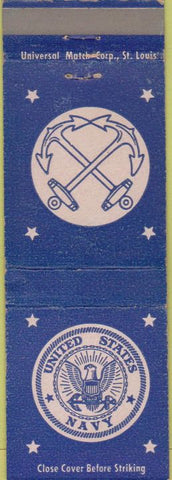 Matchbook Cover - United States Navy