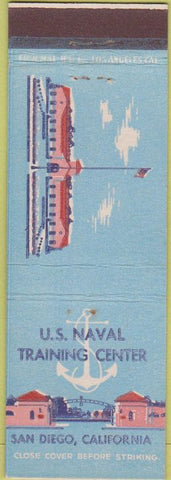 Matchbook Cover - US Naval Training Center San Diego CA
