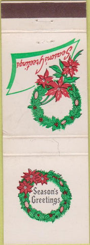 Matchbook Cover - Bell Chesapeake Telephone of VA Christmas WEAR