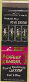 Matchbook Cover - Cathay Garden Chinese Food East Greenwich RI