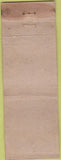 Matchbook Cover - Miller Bros Baltimore MD lobster WORN