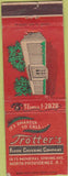 Matchbook Cover - Trotter's Floor Covering Providence RI WEAR