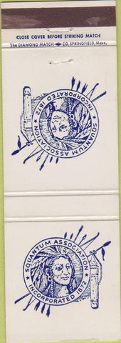 Matchbook Cover - Squantum Association Riverside RI