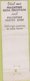 Matchbook Cover - Peachtree Restaurant New York City WORN