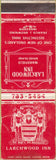 Matchbook Cover - Larchwood Inn Wakefield RI WORN