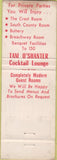 Matchbook Cover - Larchwood Inn Wakefield RI WORN