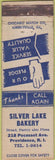 Matchbook Cover - Silver Lake Bakery Providence RI WEAR