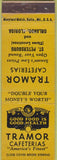 Matchbook Cover - Tramor Cafeterias Orlando FL St Petersburg
