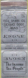 Matchbook Cover - H and R Block Tax preparation