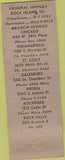 Matchbook Cover - Dohrn Transfer trucking Rock Island IL WEAR