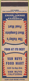 Matchbook Cover - Van Nuys Food Mart grocery Van Nuys CA