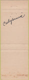 Matchbook Cover - Armand's Musicians Playhouse Los Angeles CA WEAR light green