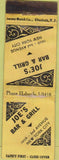 Matchbook Cover - Joe's Bar Grill New York City Safety First WORN