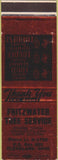 Matchbook Cover - Fritzwater Tree Service Cleveland OH Chain Saws SAMPLE