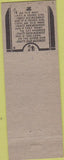 Matchbook Cover - Broadway Liquor Store Hobbs NM