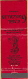 Matchbook Cover - Casa Gonzales Glendale CA Mexican food girlie