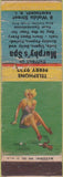 Matchbook Cover - Murphy's Spa Pawtucket RI POOR pinup