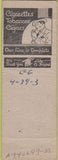 Matchbook Cover - Murphy's Spa Pawtucket RI POOR pinup