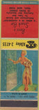 Matchbook Cover - Bess's Snack Bar Troy NY pinup