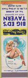 Matchbook Cover - Big Ed's Tavern Chicago IL TAPED pinup WORN