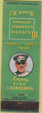 Matchbook Cover - Majestic Laundry Co Newark NJ