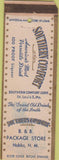 Matchbook Cover - Southern Comfort Bourbon B and B Liquor Hobbs NM