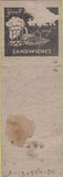 Matchbook Cover - Cronin's Beach Narragansett RI pinup WORN