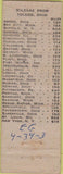 Matchbook Cover - Nagy's Nite Club Toledo OH pinup POOR