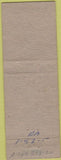 Matchbook Cover - Lenny's Cash Store Norway ME pinup oil gas
