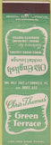 Matchbook Cover - Old English Cocktail Lounge Green Terrace Annville PA