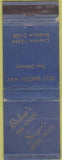 Matchbook Cover - Bishop's Foods Meats Los Angeles CA WEAR