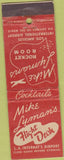 Matchbook Cover - Mike Lyman's Flight Deck Los Angeles CA WEAR