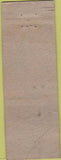 Matchbook Cover - Davis Cafe Newton IA POOR