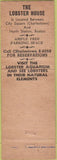 Matchbook Cover - The Lobster House Charleston MA WEAR