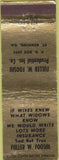 Matchbook Cover - Fuller Fooshe Prudential Insurance Fort Benning GA