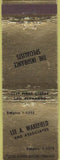 Matchbook Cover - Lee Wakefield Associates Insurance San Fernando CA