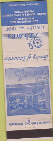 Matchbook Cover - Vermes Jewelry Minneapolis MN
