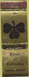 Matchbook Cover - House of Ludington Escanaba MI